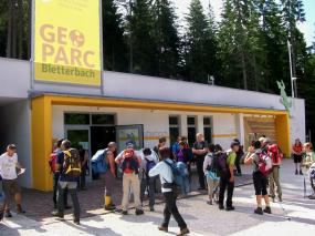 L´entrata del Geoparc Bletterbach