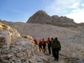 in vista della vetta