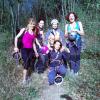 Una cordata tutta al femminile: Manuela, Marialisia, Paola, Silena e Michela.