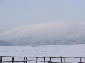  Il sole, prima di arrivare in Pian, fa colazione a Vallorch!